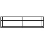 TV stand made of tempered glass in white marble color, measuring 160x40x40.5 cm. by , TV Furniture - Ref: Foro24-331720, Pric...