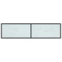 TV stand made of tempered glass in white marble color, measuring 160x40x40.5 cm. by , TV Furniture - Ref: Foro24-331720, Pric...