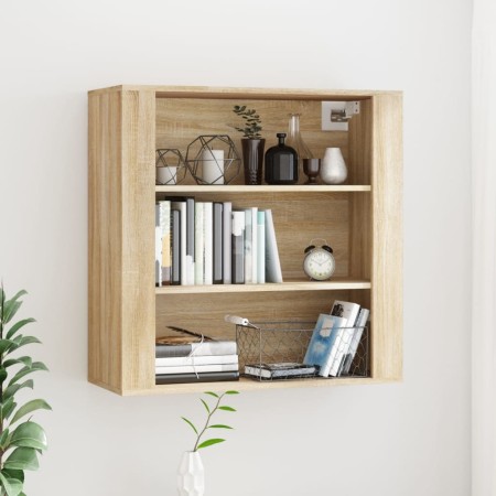 Armario de pared madera contrachapada roble sonoma 80x33x80 cm de , Aparadores - Ref: Foro24-816595, Precio: 67,77 €, Descuen...