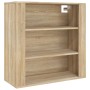 Armario de pared madera contrachapada roble sonoma 80x33x80 cm de , Aparadores - Ref: Foro24-816595, Precio: 67,77 €, Descuen...