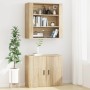 Armario de pared madera contrachapada roble sonoma 80x33x80 cm de , Aparadores - Ref: Foro24-816595, Precio: 67,77 €, Descuen...