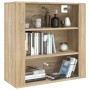 Armario de pared madera contrachapada roble sonoma 80x33x80 cm de , Aparadores - Ref: Foro24-816595, Precio: 67,77 €, Descuen...