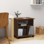 Wheeled wardrobe made of brown oak plywood, measuring 60x45x60cm. by , Lockers and storage cabinets - Ref: Foro24-826356, Pri...