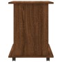 Wheeled wardrobe made of brown oak plywood, measuring 60x45x60cm. by , Lockers and storage cabinets - Ref: Foro24-826356, Pri...