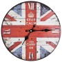 Reloj vintage de pared con flores UK 30 cm de , Relojes de pared - Ref: Foro24-50627, Precio: 17,79 €, Descuento: %