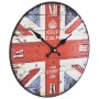 Reloj vintage de pared con flores UK 30 cm de , Relojes de pared - Ref: Foro24-50627, Precio: 17,79 €, Descuento: %