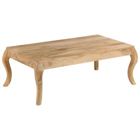 Mesa de centro de madera de mango maciza 110x60x40 cm de , Mesas de centro - Ref: Foro24-247110, Precio: 165,99 €, Descuento: %