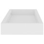 Loggia wall shelves 4 units white MDF 40x15x4 cm by , Shelves and shelves - Ref: Foro24-330200, Price: 42,10 €, Discount: %