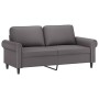 Sofagarnitur mit 3-teiligen Kissen aus grauem Kunstleder. von , Sofas - Ref: Foro24-3202167, Preis: 560,77 €, Rabatt: %