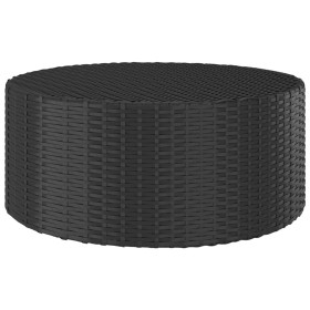 Black synthetic rattan coffee table 68x68x30 cm by vidaXL, Garden tables - Ref: Foro24-310467, Price: 84,92 €, Discount: %