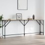 Sonoma oak engineered wood console table 200x29x75 cm by , Side tables - Ref: Foro24-837778, Price: 76,25 €, Discount: %