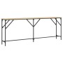 Mesa consola madera de ingeniería roble Sonoma 200x29x75 cm de , Mesas auxiliares - Ref: Foro24-837778, Precio: 76,13 €, Desc...