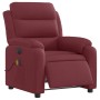 Electric reclining massage armchair in burgundy fabric by , Armchairs - Ref: Foro24-3204971, Price: 285,68 €, Discount: %