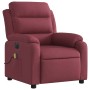 Electric reclining massage armchair in burgundy fabric by , Armchairs - Ref: Foro24-3204971, Price: 285,68 €, Discount: %