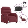 Electric reclining massage armchair in burgundy fabric by , Armchairs - Ref: Foro24-3204971, Price: 285,68 €, Discount: %