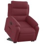 Electric reclining and lift fabric armchair in burgundy red. by , Armchairs - Ref: Foro24-3205007, Price: 321,81 €, Discount: %