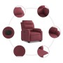 Sillón eléctrico reclinable elevable de tela rojo tinto de , Sillones - Ref: Foro24-3205007, Precio: 321,81 €, Descuento: %