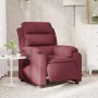 Sillón reclinable eléctrico tela rojo tinto de , Sillones - Ref: Foro24-3204959, Precio: 268,21 €, Descuento: %