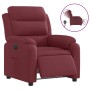 Sillón reclinable eléctrico tela rojo tinto de , Sillones - Ref: Foro24-3204959, Precio: 271,99 €, Descuento: %