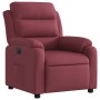 Sillón reclinable eléctrico tela rojo tinto de , Sillones - Ref: Foro24-3204959, Precio: 267,87 €, Descuento: %