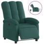 Sillón reclinable eléctrico tela verde oscuro de , Sillones - Ref: Foro24-3204074, Precio: 249,49 €, Descuento: %