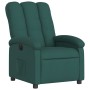 Sillón reclinable eléctrico tela verde oscuro de , Sillones - Ref: Foro24-3204074, Precio: 249,49 €, Descuento: %