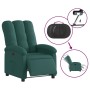 Sillón reclinable eléctrico tela verde oscuro de , Sillones - Ref: Foro24-3204074, Precio: 249,83 €, Descuento: %