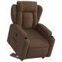 Electric reclining and lift fabric armchair in brown. by , Armchairs - Ref: Foro24-3204510, Price: 317,29 €, Discount: %