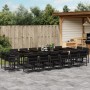 Garden furniture set 17 pieces with black synthetic rattan cushions by , Garden sets - Ref: Foro24-3211603, Price: 1,00 €, Di...