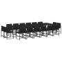 Garden furniture set 17 pieces with black synthetic rattan cushions by , Garden sets - Ref: Foro24-3211603, Price: 1,00 €, Di...