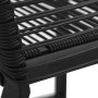 Garden chairs 4 units black rattan ropes by vidaXL, Garden chairs - Ref: Foro24-312160, Price: 295,55 €, Discount: %