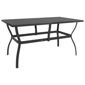 Anthracite gray steel garden table 140x80x72 cm by vidaXL, Garden tables - Ref: Foro24-312169, Price: 140,02 €, Discount: %