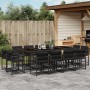 Garden dining set with 13-piece black synthetic rattan cushions. by , Garden sets - Ref: Foro24-3211579, Price: 797,45 €, Dis...