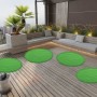 Artificial grass with round plugs Ø130 cm green by vidaXL, artificial flora - Ref: Foro24-147805, Price: 28,13 €, Discount: %