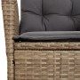 Garten-Essgruppe 5-teilig mit Kissen aus synthetischem Rattan in Beige. von , Gartensets - Ref: Foro24-3277482, Preis: 617,57...