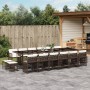 Gartenmöbel-Set, 17-teilig, mit braunen Kissen aus synthetischem Rattan. von , Gartensets - Ref: Foro24-3211725, Preis: 1,00 ...