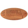 Solid acacia wood oval table top 80x40x2.5 cm by , Table tops - Ref: Foro24-370798, Price: 49,99 €, Discount: %