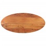 Tablero de mesa ovalado madera maciza de acacia 80x40x3,8 cm de , Tableros para mesas - Ref: Foro24-370808, Precio: 67,99 €, ...