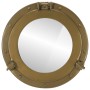 Espejo de ojo de buey de pared aluminio y vidrio Ø38 cm de , Espejos - Ref: Foro24-357853, Precio: 62,46 €, Descuento: %