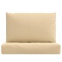 Cushions for pallet sofa 2 units beige melange fabric by , Cushions for chairs and sofas - Ref: Foro24-4002644, Price: 41,25 ...