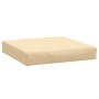 Cojines para sofá de palets 2 uds tela beige melange de , Cojines para sillas y sofás - Ref: Foro24-4002644, Precio: 41,32 €,...