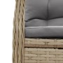 Garten-Essgruppe 3-teilig mit Kissen aus synthetischem Rattan in Beige. von , Gartensets - Ref: Foro24-3262999, Preis: 298,17...