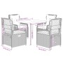 Garden dining set 5 pieces with beige synthetic rattan cushions by , Garden sets - Ref: Foro24-3263007, Price: 484,74 €, Disc...