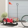 Bicycle trailer made of Oxford fabric and red and black iron. by , Bicycle trailers - Ref: Foro24-94195, Price: 99,99 €, Disc...