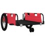 Bicycle trailer made of Oxford fabric and red and black iron. by , Bicycle trailers - Ref: Foro24-94195, Price: 99,99 €, Disc...