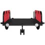 Bicycle trailer made of Oxford fabric and red and black iron. by , Bicycle trailers - Ref: Foro24-94195, Price: 99,99 €, Disc...