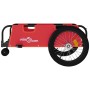 Bicycle trailer made of Oxford fabric and red and black iron. by , Bicycle trailers - Ref: Foro24-94195, Price: 99,99 €, Disc...