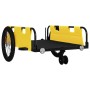 Bicycle trailer made of Oxford fabric and yellow and black iron. by , Bicycle trailers - Ref: Foro24-94197, Price: 99,67 €, D...