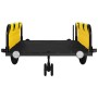 Bicycle trailer made of Oxford fabric and yellow and black iron. by , Bicycle trailers - Ref: Foro24-94197, Price: 99,67 €, D...