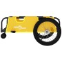 Bicycle trailer made of Oxford fabric and yellow and black iron. by , Bicycle trailers - Ref: Foro24-94197, Price: 99,67 €, D...